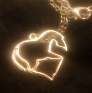 Silver Horse Pendant Necklace